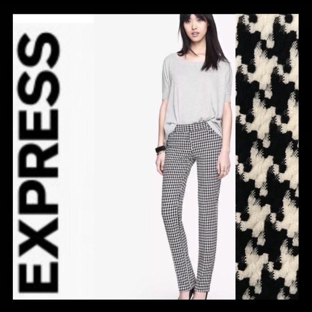 Express Columnist Houndstooth Pants